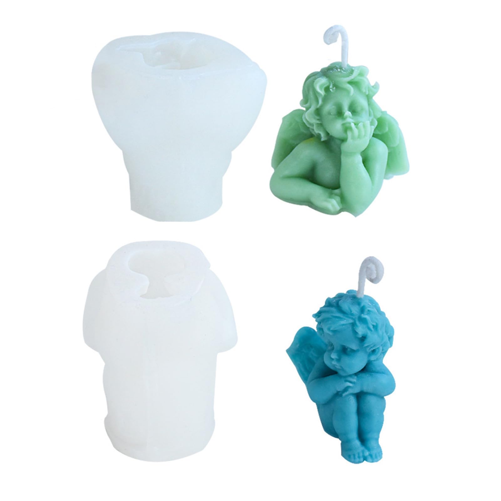 Buxuaaaa Type A Silicone Making Decorating Delicate Epoxy Resins 3D Castings Baking Silicone Making