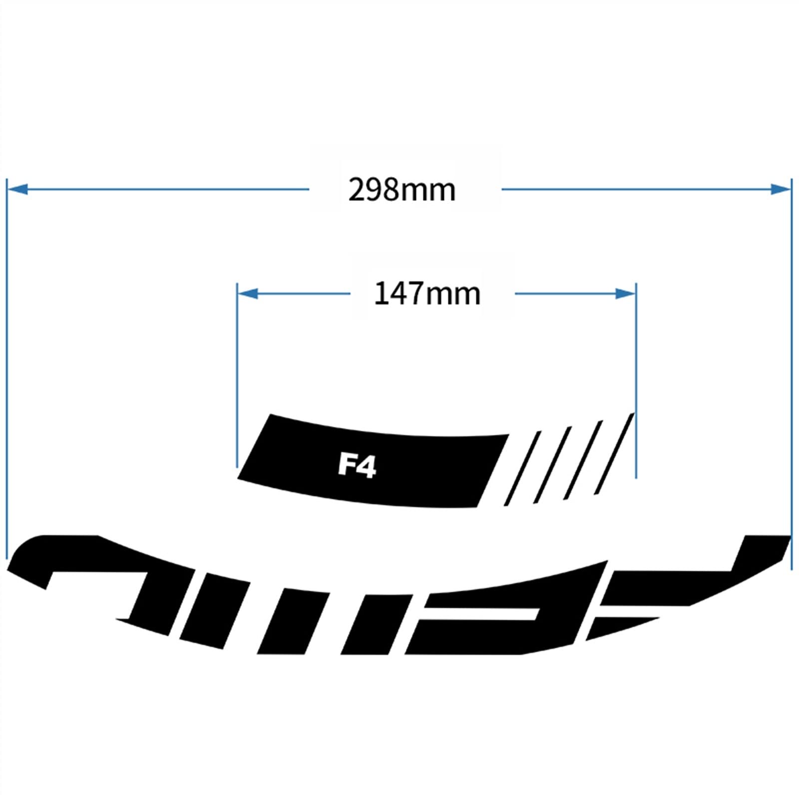 4 Autocollants Pour Roues De Vélo – Décalcomanies De Jante PVC, Imperméables, DIY