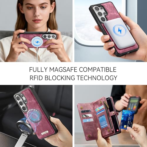 Coque portefeuille CaseMe Samsung S26 Ultra antichoc avec range-cartes