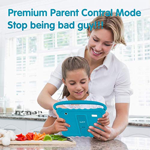 Kids Tablet For Toddlers 7 Inch Tablet For Kids Edition Tablets With Wifi Dual Camera Children’s Tablet Android 10 32Gb Parental Control Shockproof Case Google Play Youtube Ages 3-14 #TOP3