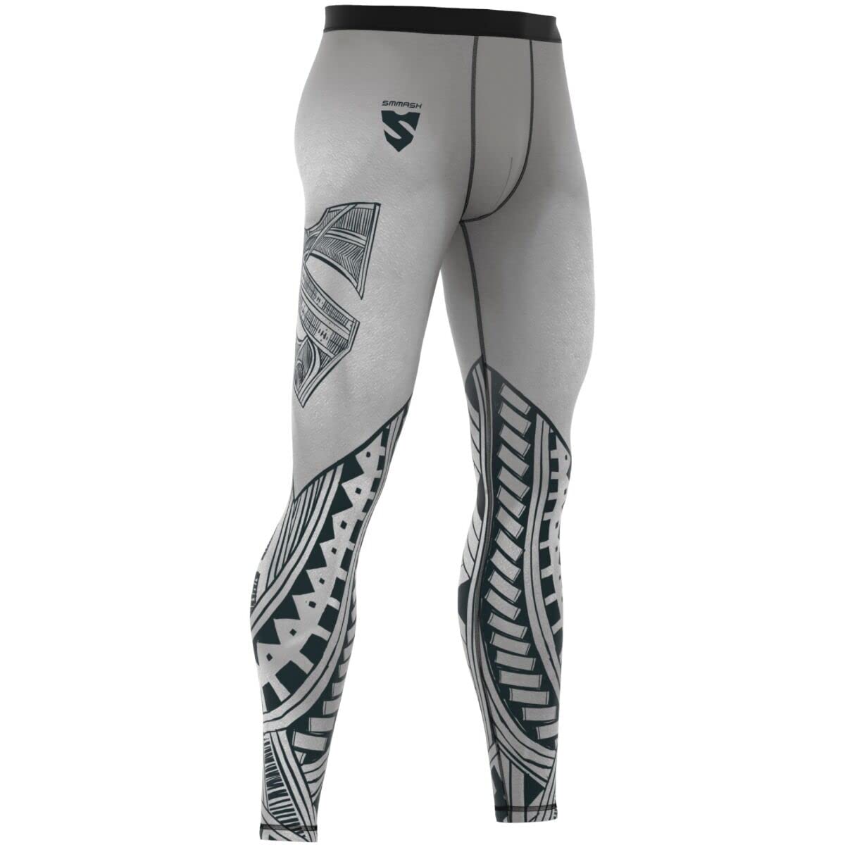 SMMASH Pantaloni A Compressione Pantaloni da Corsa da Uomo Pantaloni Lunghi Funzionali Leggings Leggings Sportivi da Uomo Tecnologia Seconda Pelle Traspirante