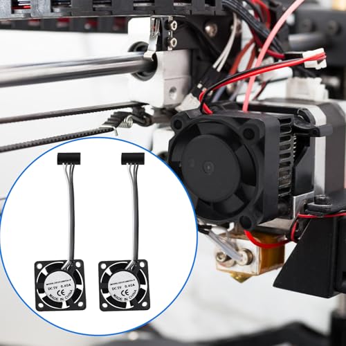 BTFO 2stk Extruder-Hotend-Lüfter für Bambu Lab P1P/P1S 3D-Drucker, Hochgeschwindigkeits-Lüfter mit Leisem Betrieb für Schnelle Wärmeableitung