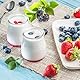 GBKDQQ 12 Stück 200 ml Durchsichtige Joghurtgläser mit Lid, Transparente Dessertgläser mit Deckel, Joghurtgläser mit Deckel, Einweckgläser Tulpenglas für Marmelade, Honig, Desserts, Kerzen, BPA-Frei