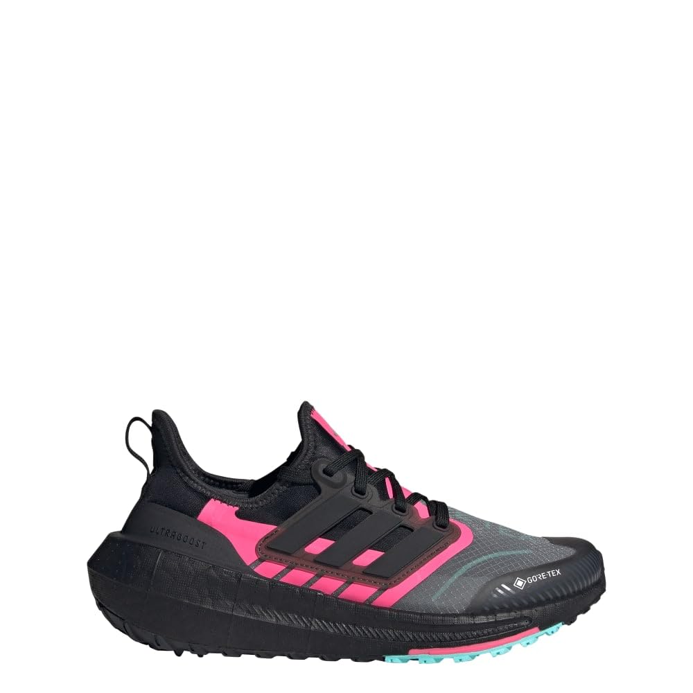Adidas Ultraboost Light GT Womens Shoes Size 11, Color: Grey/Pink/Black-Black