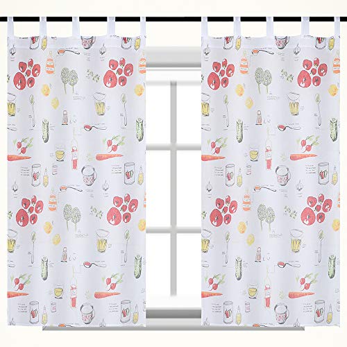 🥇 cortinas estampadas en rojas y amarillas - COMPRAR