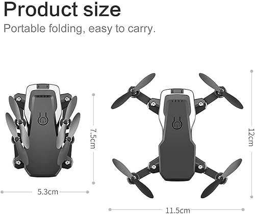 Miniatura 7 de Adecuado para principiantes con cámara 4K Video en tiempo real Drones plegables Drones Control remoto Quadcopters Drone Toys One-Key Return to Home.