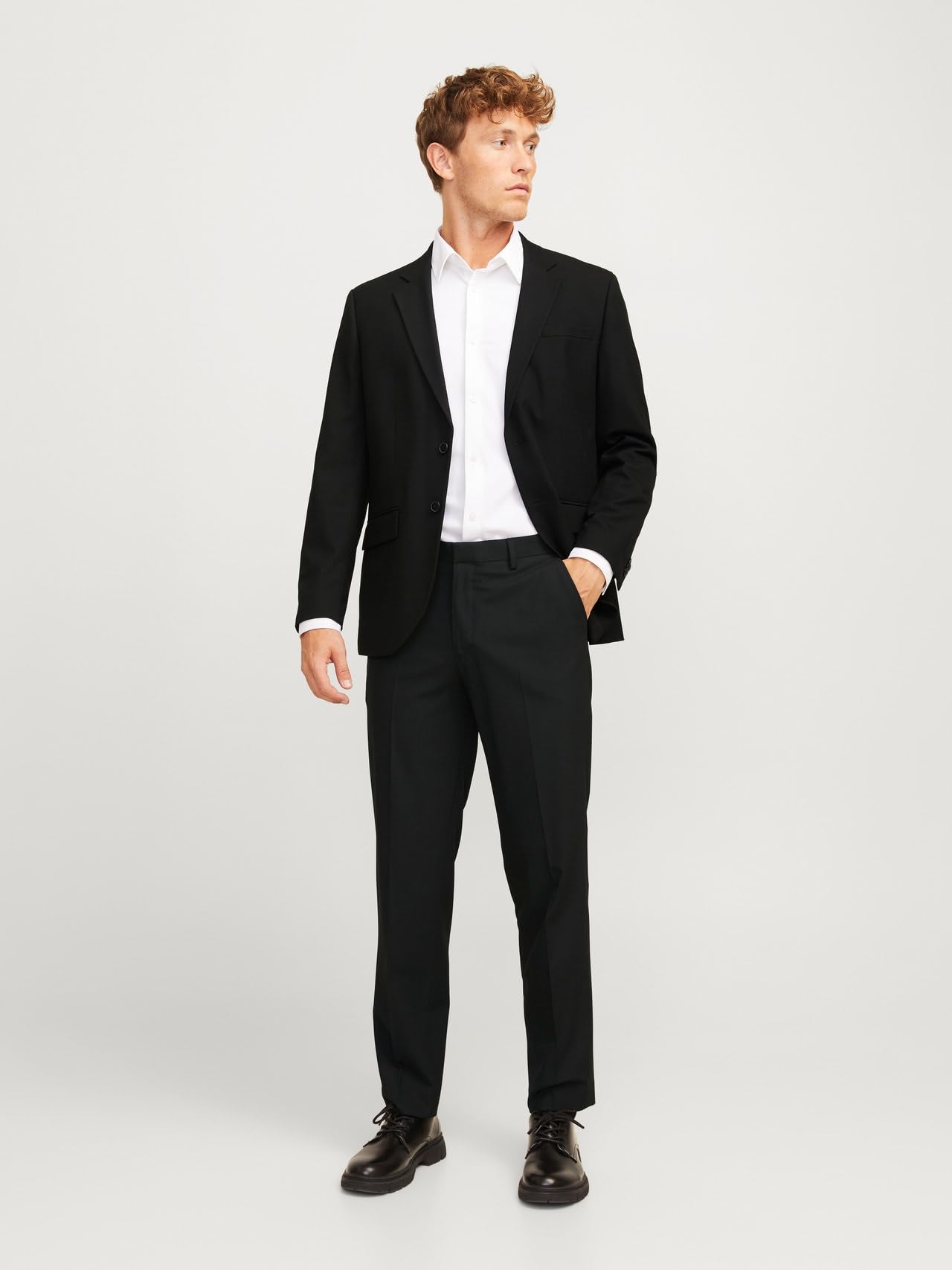 JACK & JONES Premium Single Breasted Blazer And Tailored Trousers JPRBUSHWICK Regular Fit Suit