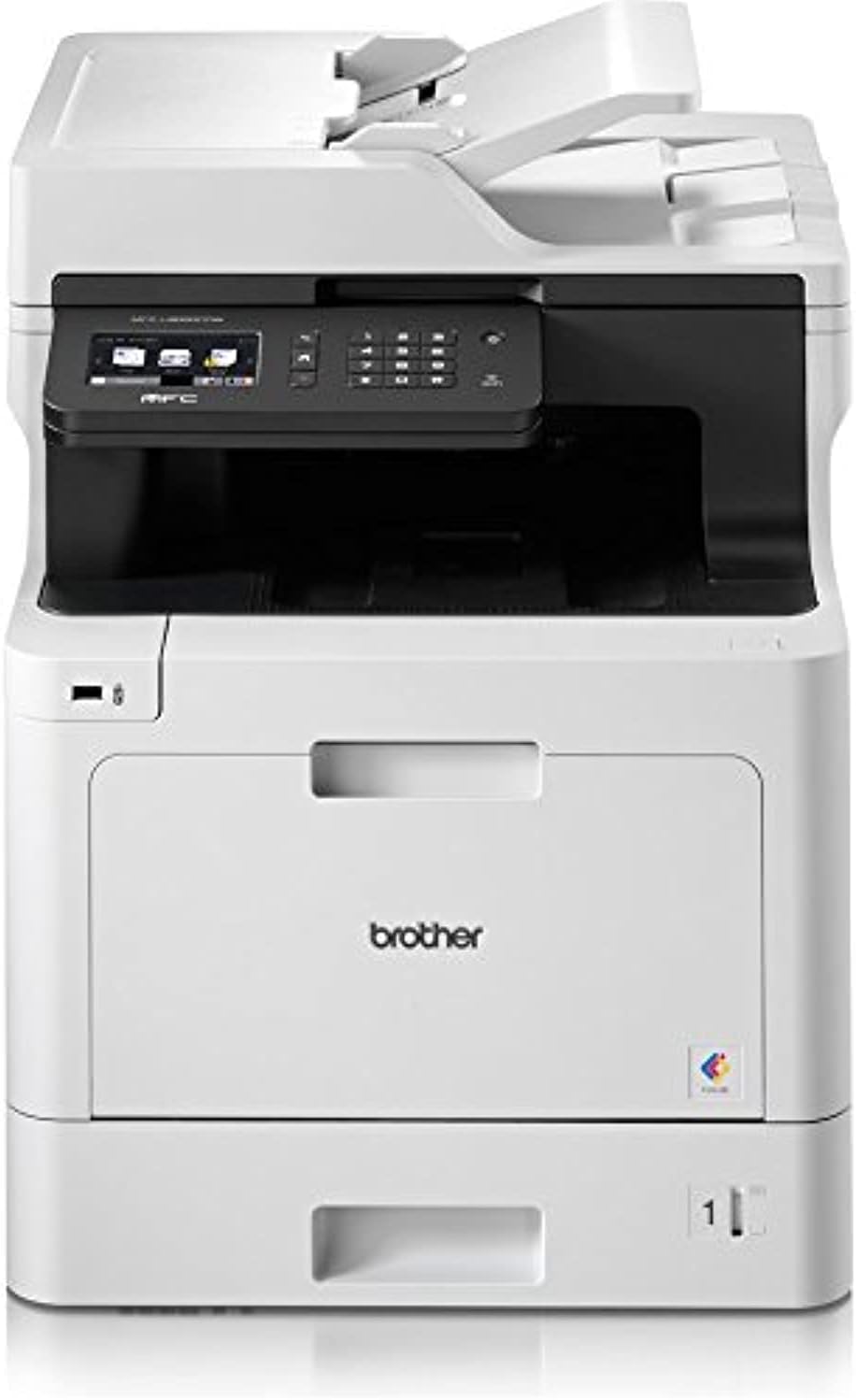 Brother MFC-L8690CDW A4 Colour Laser Printer, Wireless, PC Connected and Network, Print, Copy, Scan, Fax and 2 Sided Printing