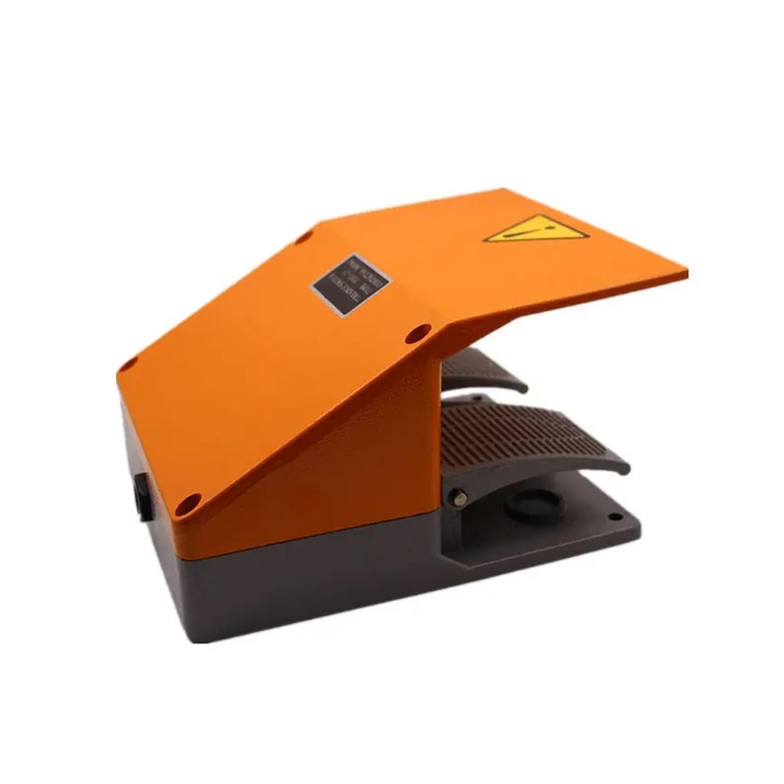 Interruptor de pie Doble YDT1-15 de Aluminio, Interruptor de Pedal de reinicio de Contacto de Cobre Plateado con Bloqueo de Pantalla, 10A AC380V DC220V (Color : Copper CT Latching)
