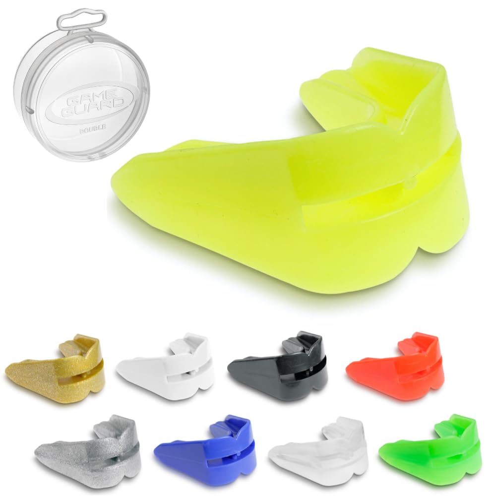 GAME GUARD - Protector bucal DOBLE/Protector de encías - para dientes superiores e inferiores - Protector bucal, Aprobado por CE, Boxeo, MMA, Deportes — view 9