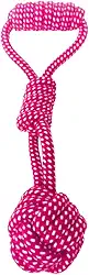 Chalesco Brinquedo de Corda Rope Catchball para Cães (Cor Sortida)