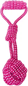 Chalesco Brinquedo de Corda Rope Catchball para Cães (Cor Sortida)