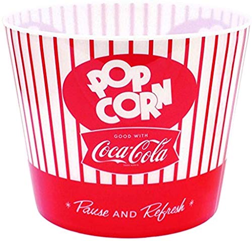 Tablecraft Coca-Cola Popcorn/Snack BucketPause & Refresh (CC400) Red