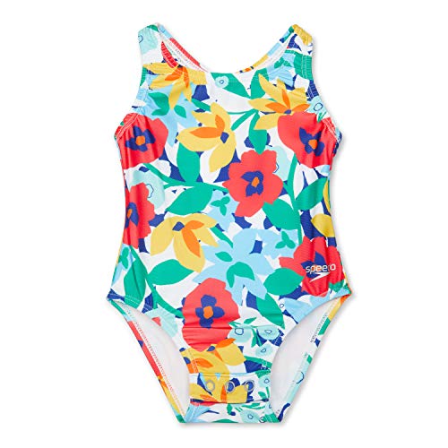 Image of Speedo Girls Printed Sport Splice