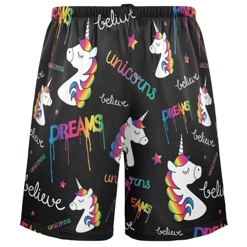 visesunny Men's Pajama Shorts Summer Comfy Sleep Shorts for Men Pjs Bottoms pants with Pockets