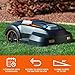 MowRo Robot Lawn Mower, Mows Up to 1/4 Acre, Updated 2025 Programming, Adjustable Cutting Height, Self Installation Kit Included, 50% Slope, Low Noise (65dBA) and Rain Sensor