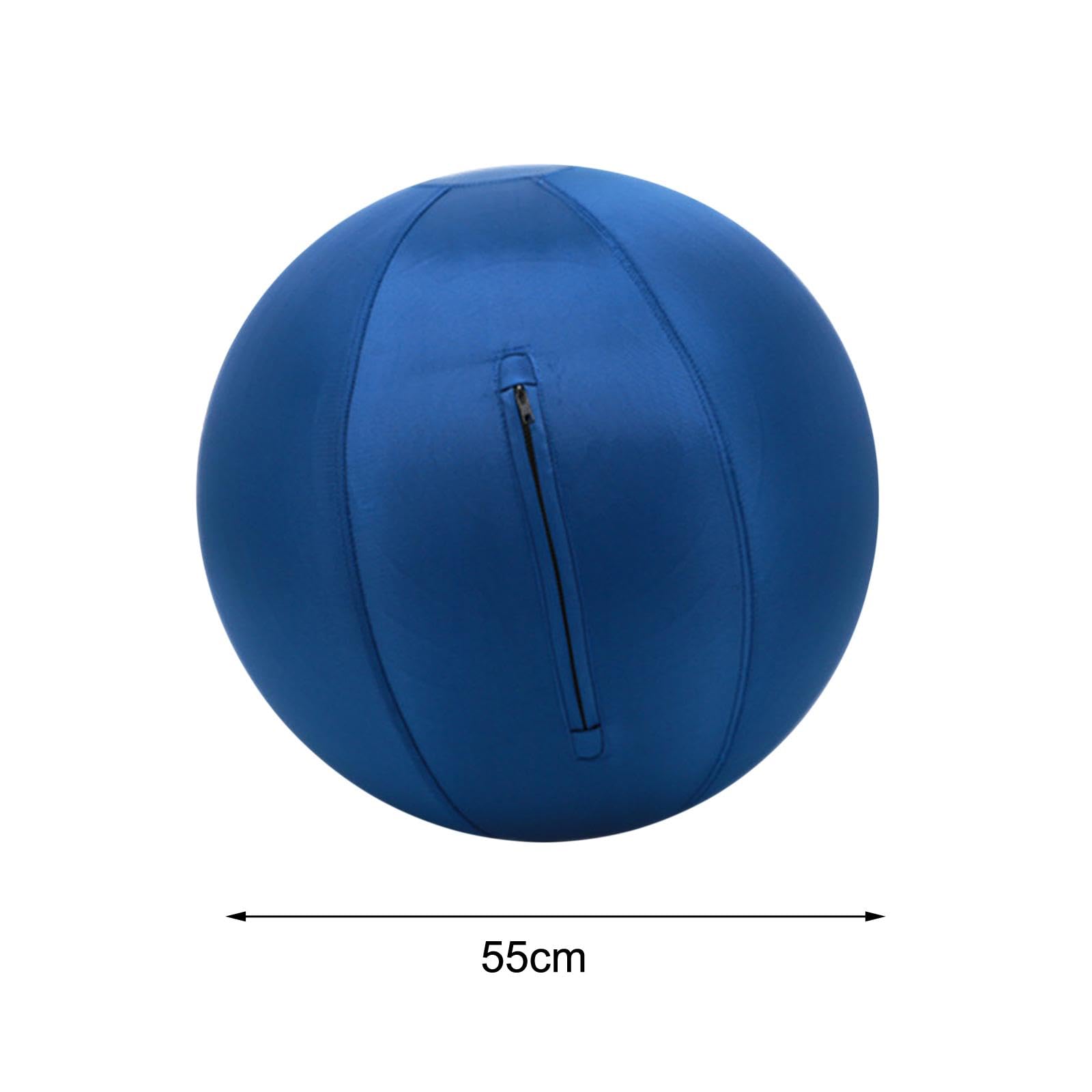 Fancyes Yoga Ball Cover, Sitting Balls Cover,with Carry Handle, Breathable,Balance Ball Cover,Exercise Ball Cover for Home Use,Indoor, Diameter 55cm