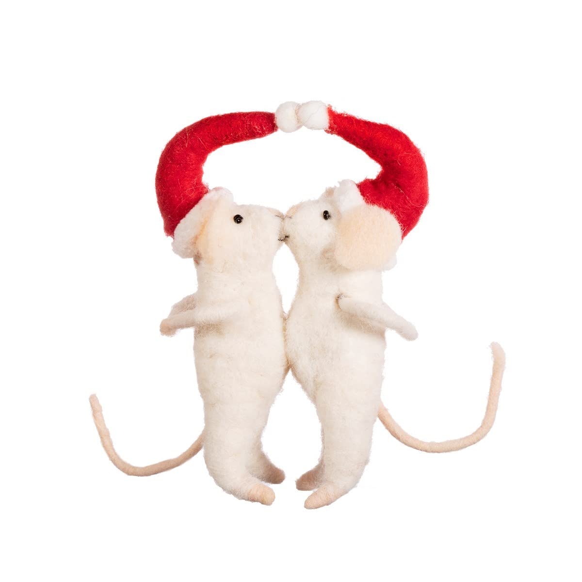 Sass & Belle Kissing Mice Felt Decoration