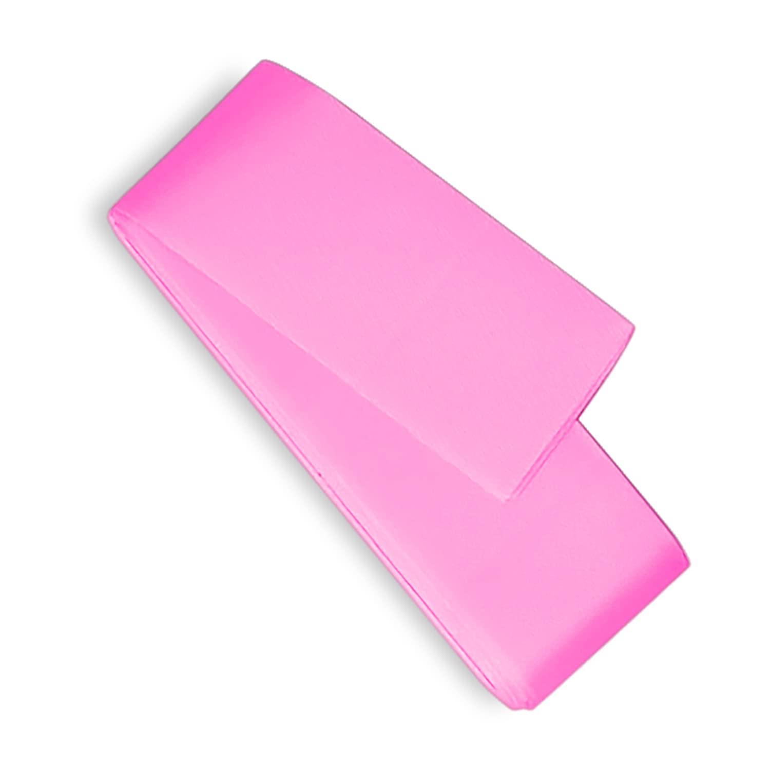 Hot Pink Satin Blanket Binding Tape 2" x 4 3/4 Yards – Single Fold Satin Quilt Binding for Blanket Edges, Glossy Polyester Trim for Sewing, Quilting, Baby Blankets, Crafts, and Fabric Projects