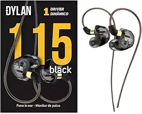 Fone In-Ear Dylan DE-115 Monitor de Retorno Profissional