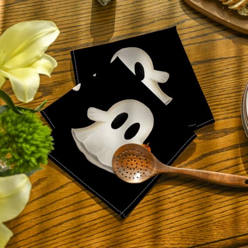 Servilletas de Tela Horaldaily Halloween 18 x 18 Pulgadas Set 12 miniatura 3