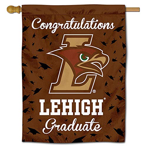 Lehigh Mountain Hawks College Graduation Gift Banner Flag