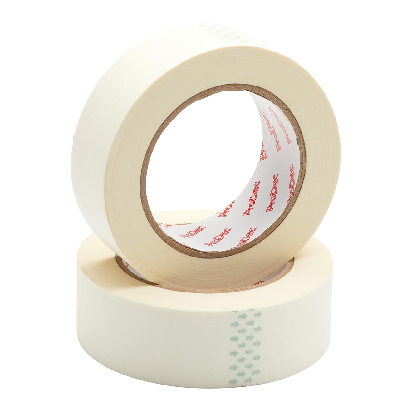 ProDec Twin Pack 1.5 inch x 50m Multi Surface Masking Tape For Painting, Painters Tape for Sharp Paint Lines, Decorators Tapes, Painters Masking Tapes 38mm Wide