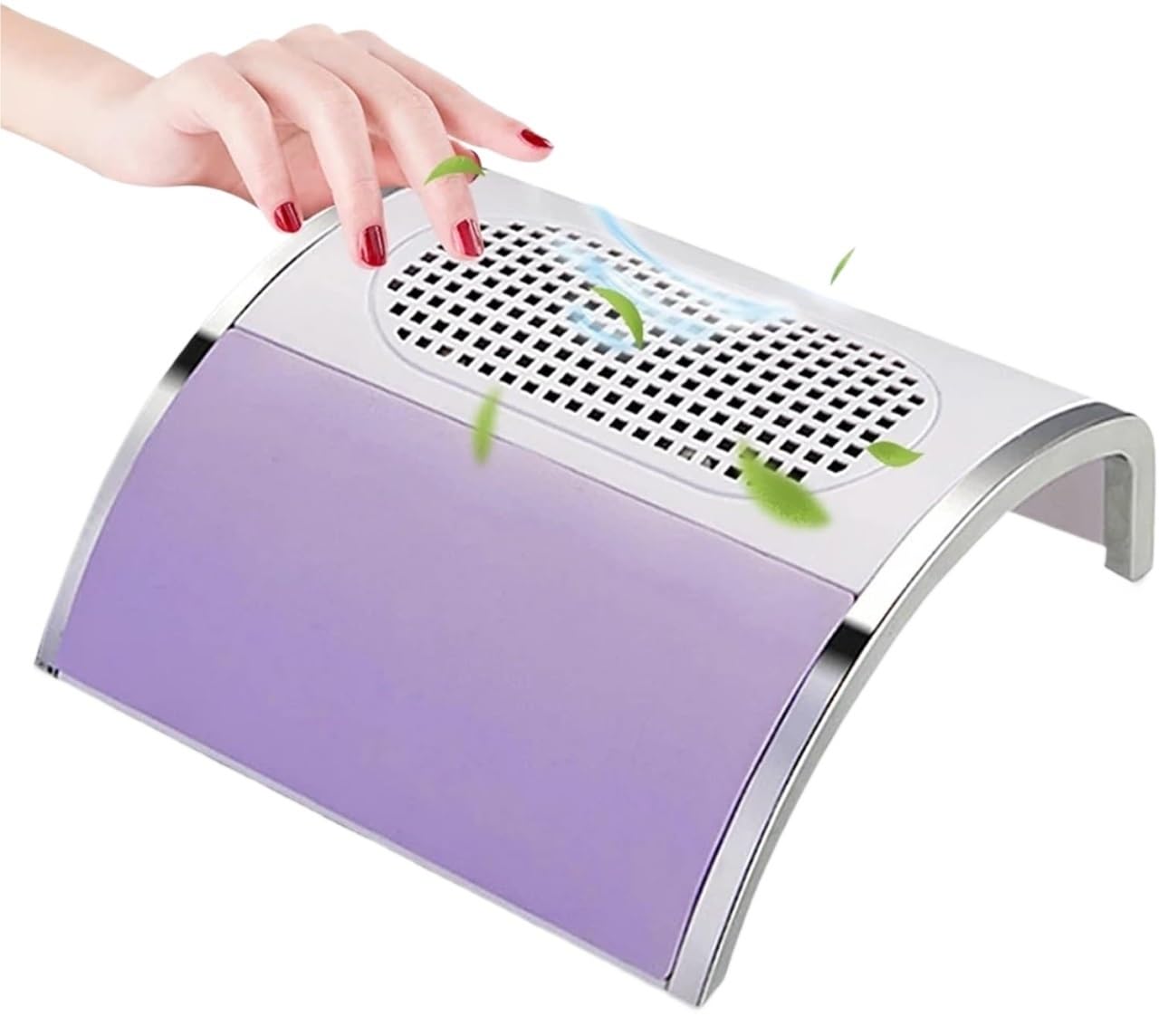 Collecteur de poussière de manucure 80W aspirateur à ongles puissant et silencieux