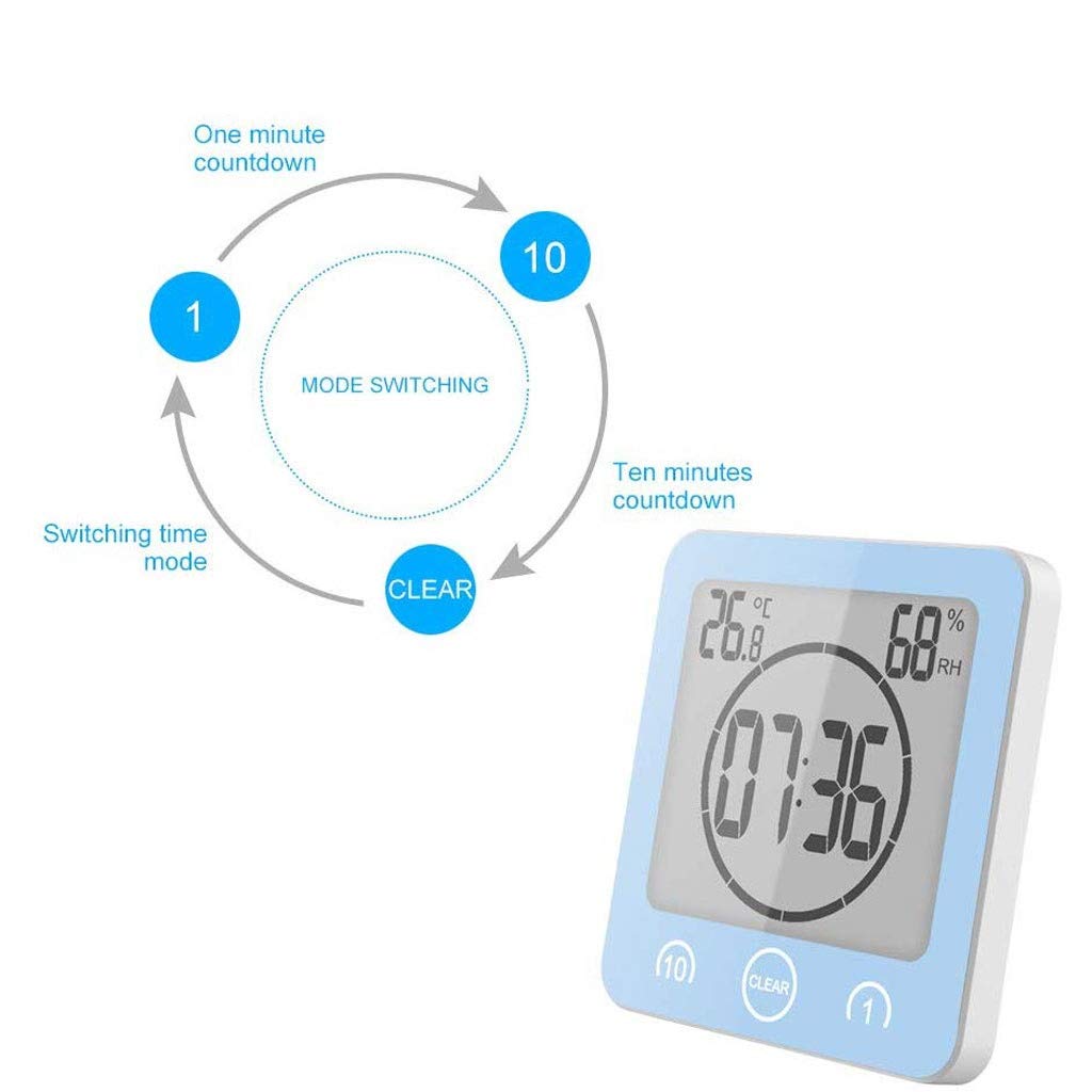 Termometr pokojowy – cichy, wodoszczelny, elektroniczny termometr pokojowy (D)