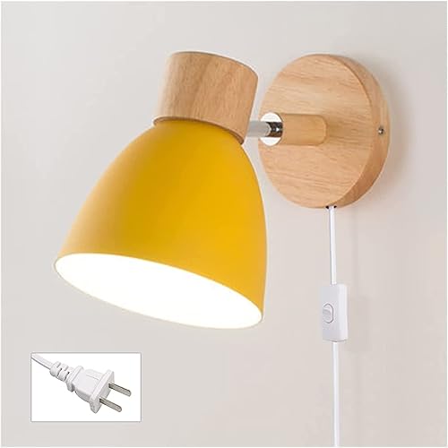 Lámparas de pared, para sala de estar, lámpara de cabeza giratoria de color Aron, cuerpo giratorio de arte único, lámpara de escalera de pasillo,