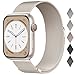 Milanese Loop Compatible with Apple Watch Straps 38mm 40mm 41mm 42mm 44mm 45mm 46mm 49mm Women & Men, Magnetic Clasp Adjustable Metal Bands for iWatch Series 11 10 9 8 7 6 5 4 Ultra SE 3 2 1