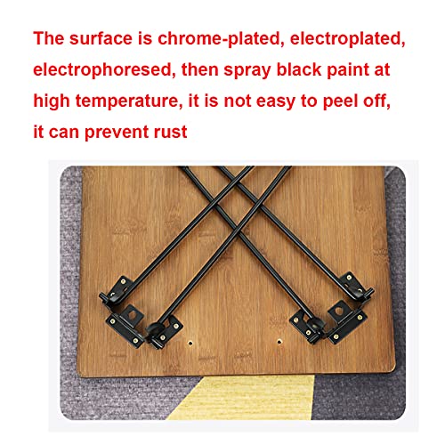 Qrity 32CM Klapptischbeine für DIY Klappcamping Tisch Tragbar, Klapp Couchtisch Bein Tragbar Laptop Tisch für Picknick im Freien