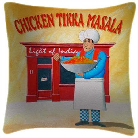 WELOVECUSHIONS Pollo Tikka Masala – Martin Wiscombe – Art cojín