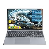 DUNHOO 15,6 Zoll Laptop mit Core i5-7Y54 Prozessor, Laptop-Computer, 16 GB RAM, 512 GB SSD, 180 ° Open Lap Top, FHD 1920 x 1080, WiFi5, BT4.2, USB 3.0, Tastatur mit Hintergrundbeleuchtung, Laptop für