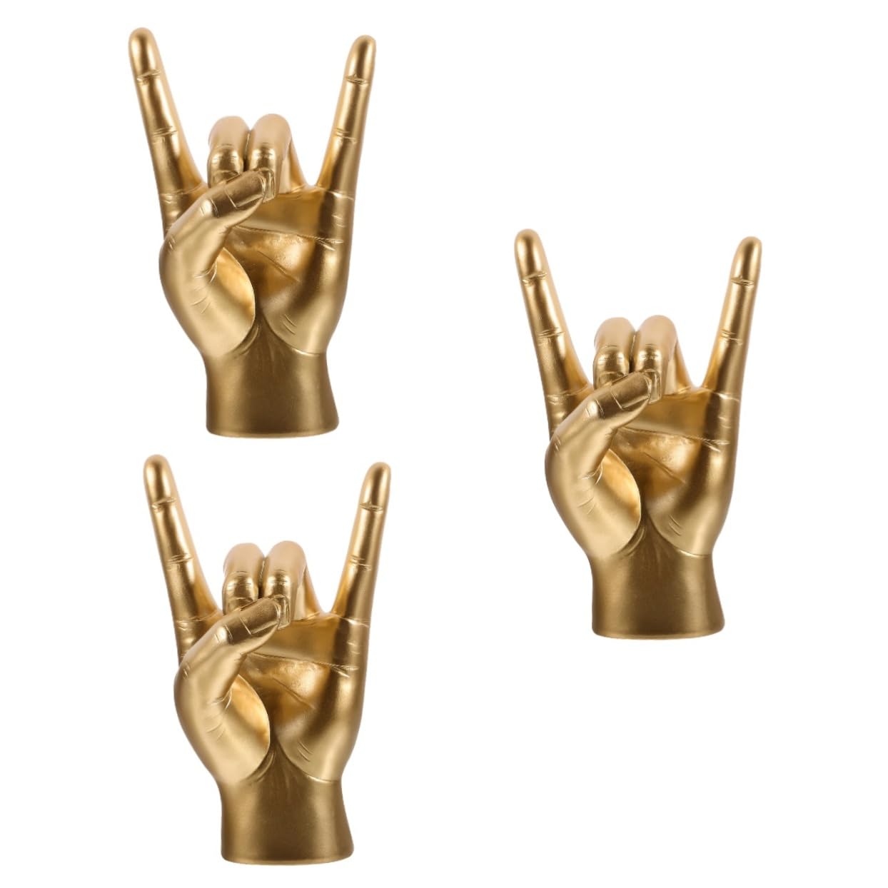 Amosfun 3 Pezzi Musica Rock Gesto Modello Ufficio Decorazione Statua Decorare Decorazioni Per La Casa Stile Nordico Scultura Arredamento Camera Da Letto Casa Rock Gesto Ornamento Dito