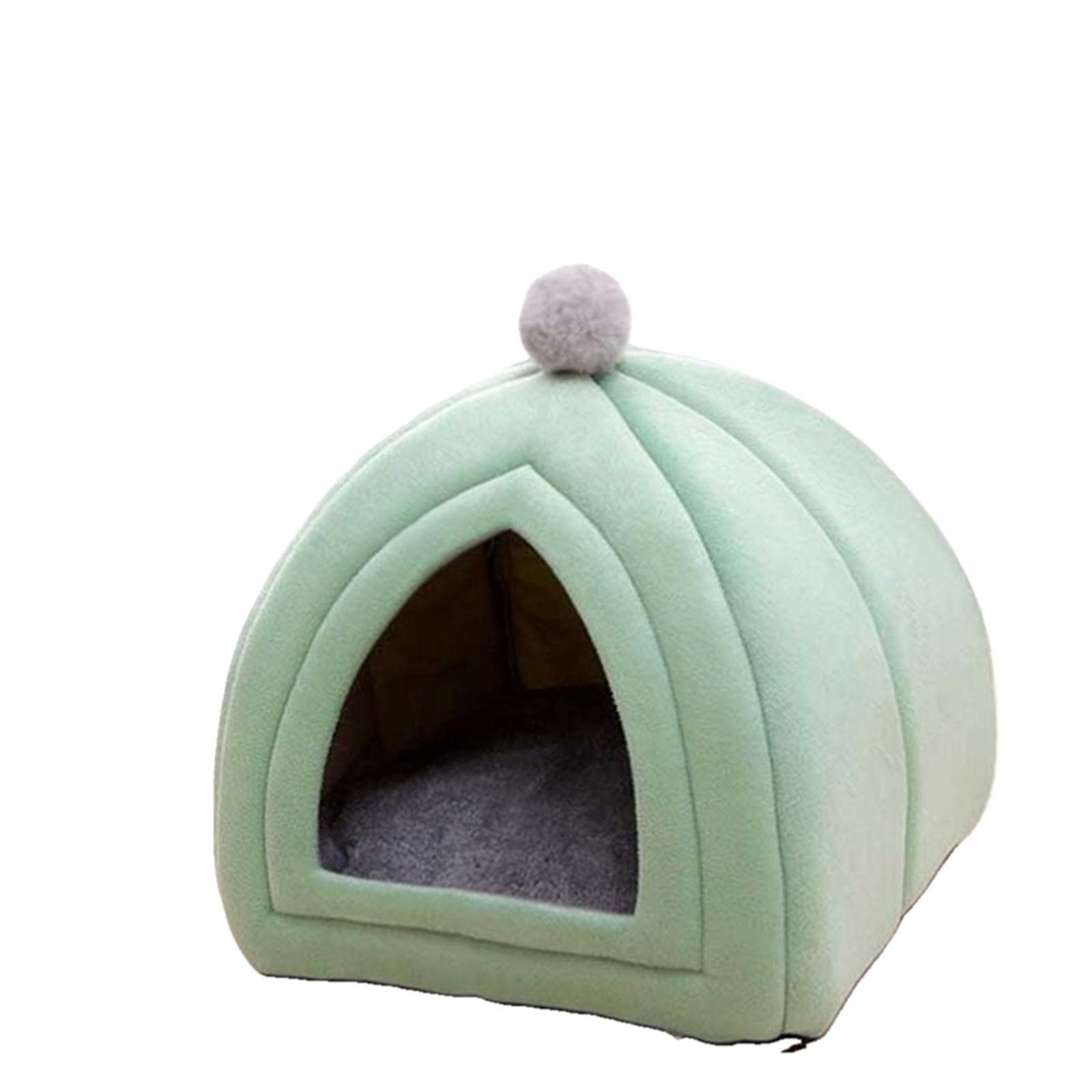 UKKO Letto per Cani Cat House con Un Foro Caldo Morbido Lettini per Animali Domestici Tenda Cucciolo di Cucciolo