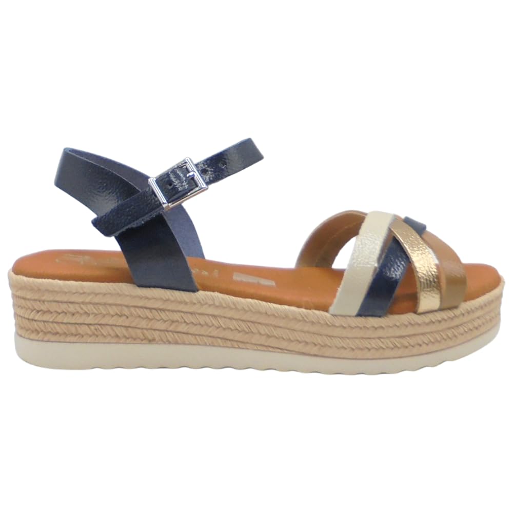 Oh! My Sandals - 6010 Zara Sandalias de Mujer cómodas con Plataforma Ligera y Plantilla Gel, Fabricadas en españa para: Mujer