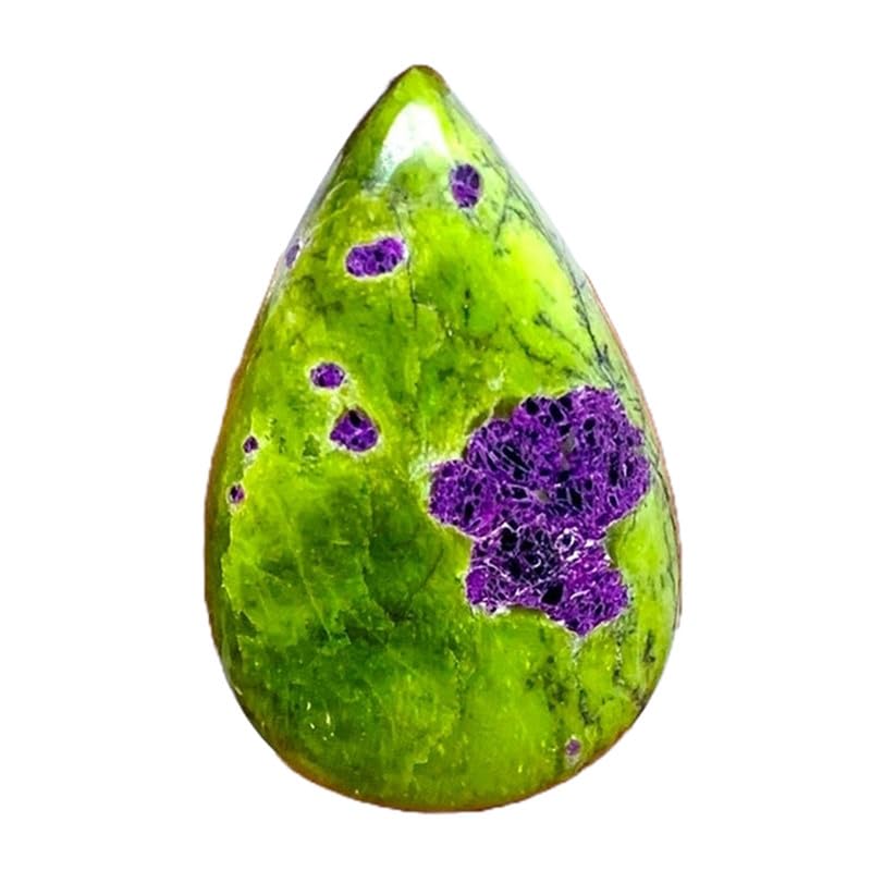 Pierre atlantisite poire 30mm : finis les bijoux ternes faits main
