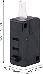 3PCS 16A 125/250V Interloque de porte micro-ondes interrupteur de porte 2 Normalement ouvert et 1 Fermez normalement