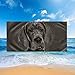 Sticker Superb. Telo Mare 3D Animale Serie,Rettangolare Grande Leggero Portatile Asciugamano da Spiaggia Tovaglia Tappeto Nuoto Spa Prendere Il Sole Yoga Bagno Sportivo Viaggio (Cane,150 * 180 cm)