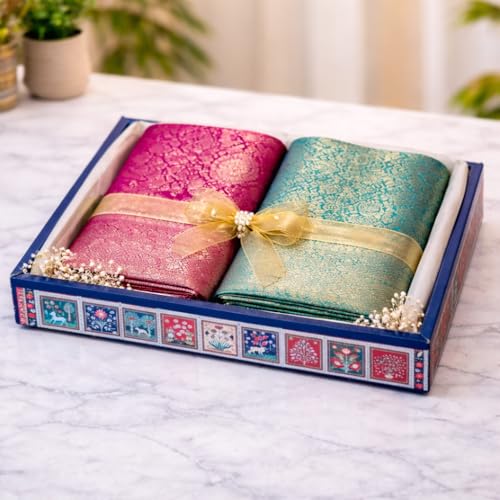 Image of SATYAM KRAFT 12 Pcs Multipurpose Folding Cardboard Gift Box | Premium Paper Hamper Empty DIY Tray for Wedding, Birthday, Gifting, Gift Packaging, Festive Foldable Hampers, Stylish Return Gifts (Dark blue)