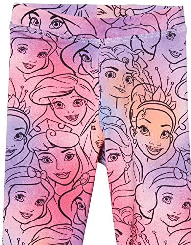 Image of Amazon Essentials Disney | Marvel | Star Wars | Frozen | Princess Girls and Toddlers' Cotton Stretch Leggings, Multipacks