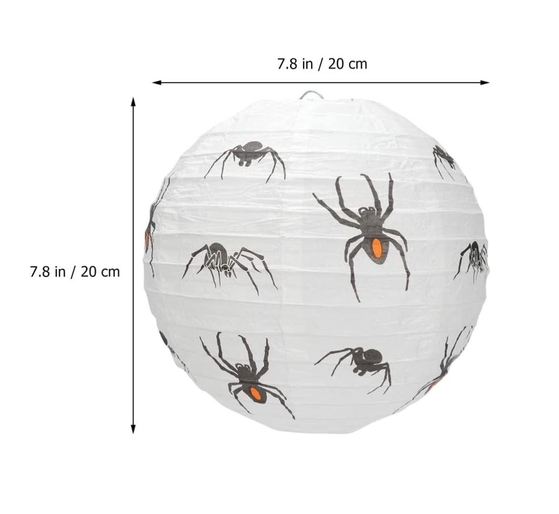 Latarnia na Halloween 10 Sztuk Pająk Papierowa Latarnia Dekoracyjna Dynia Wisząca Szkielet Czarownica Halloween Dekoracja na Halloween