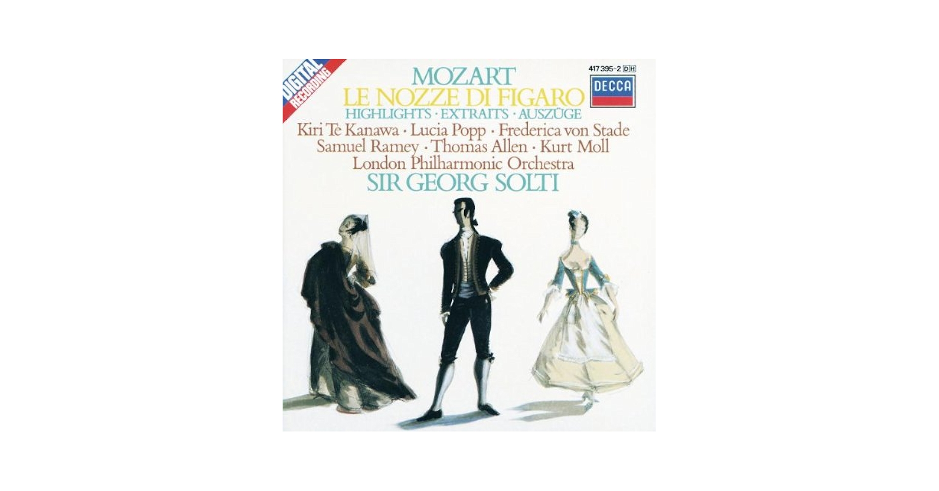 Wolfgang Amadeus Mozart, Georg Solti, Kiri Te Kanawa, Lucia