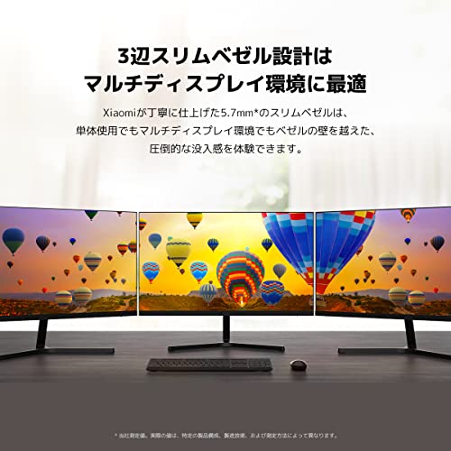 Xiaomi Monitor 1C 23.8' FHD (ISP, 1920x1080, 16:9, 60Hz, 6ms, 250cd/m2, HDMI + VGA, 178º, 3 lados sin bordes), negro
