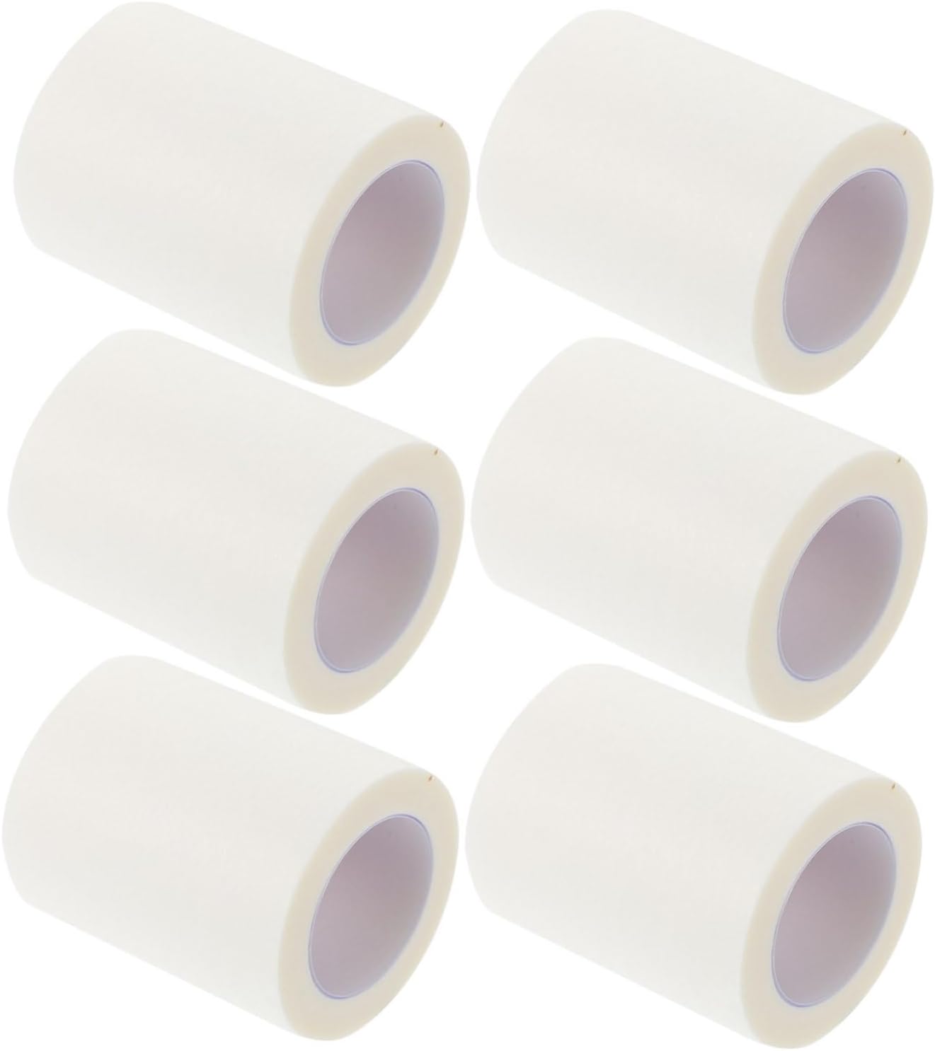 Baluue 6rolls Breathable Tape Pressure for Iv and Care Low Sensitization Skin-Friendly White