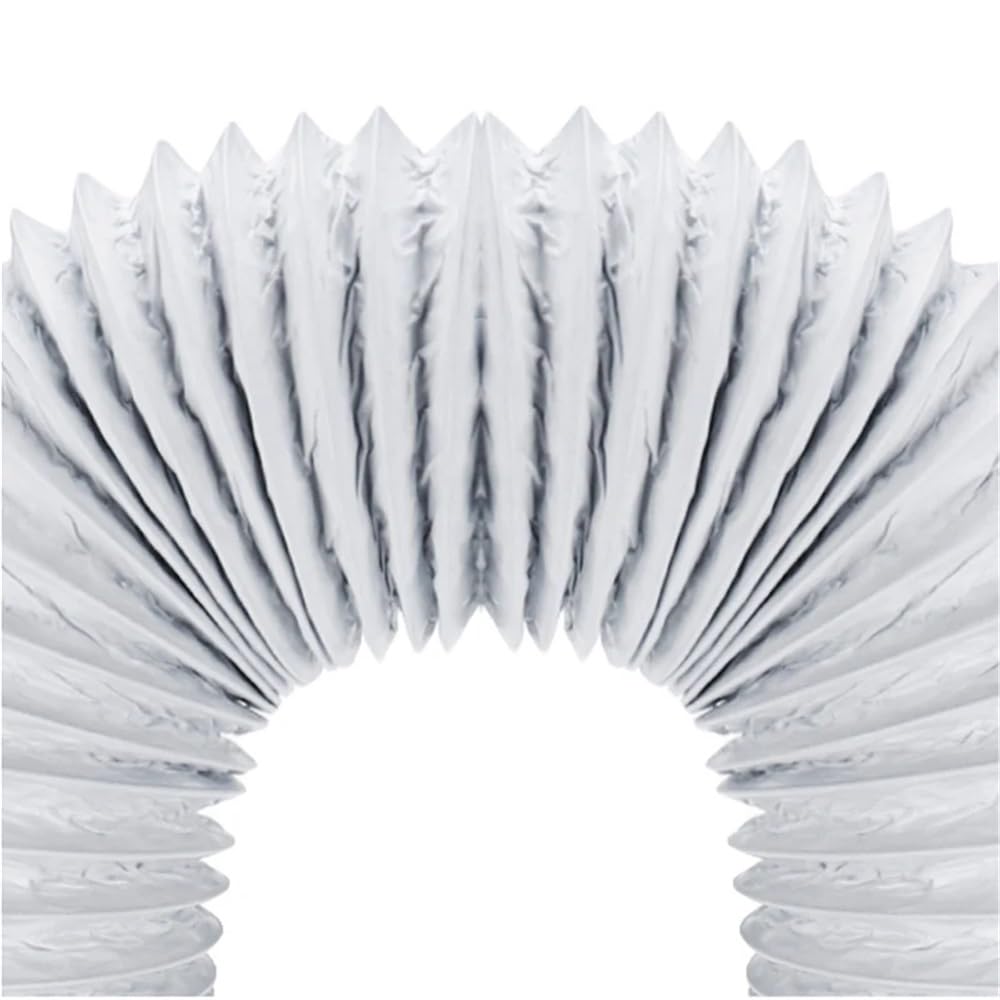 Tubo Flessibile in Alluminio da 1,5-6 m, raccordi per Tubi Flessibili da Cucina, Tubi Flessibili di sfiato in Linea, Tubi di sfiato dell'Aria di Ventilazione, Parte Tubolare (6 m)