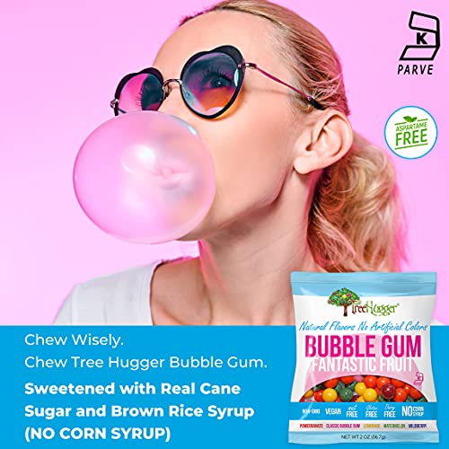 Tree Hugger Fantastic Fruit Bubble Gum, Natural Flavors, No Artificial Colors, 2 Ounce (Pack of 12) - image 5