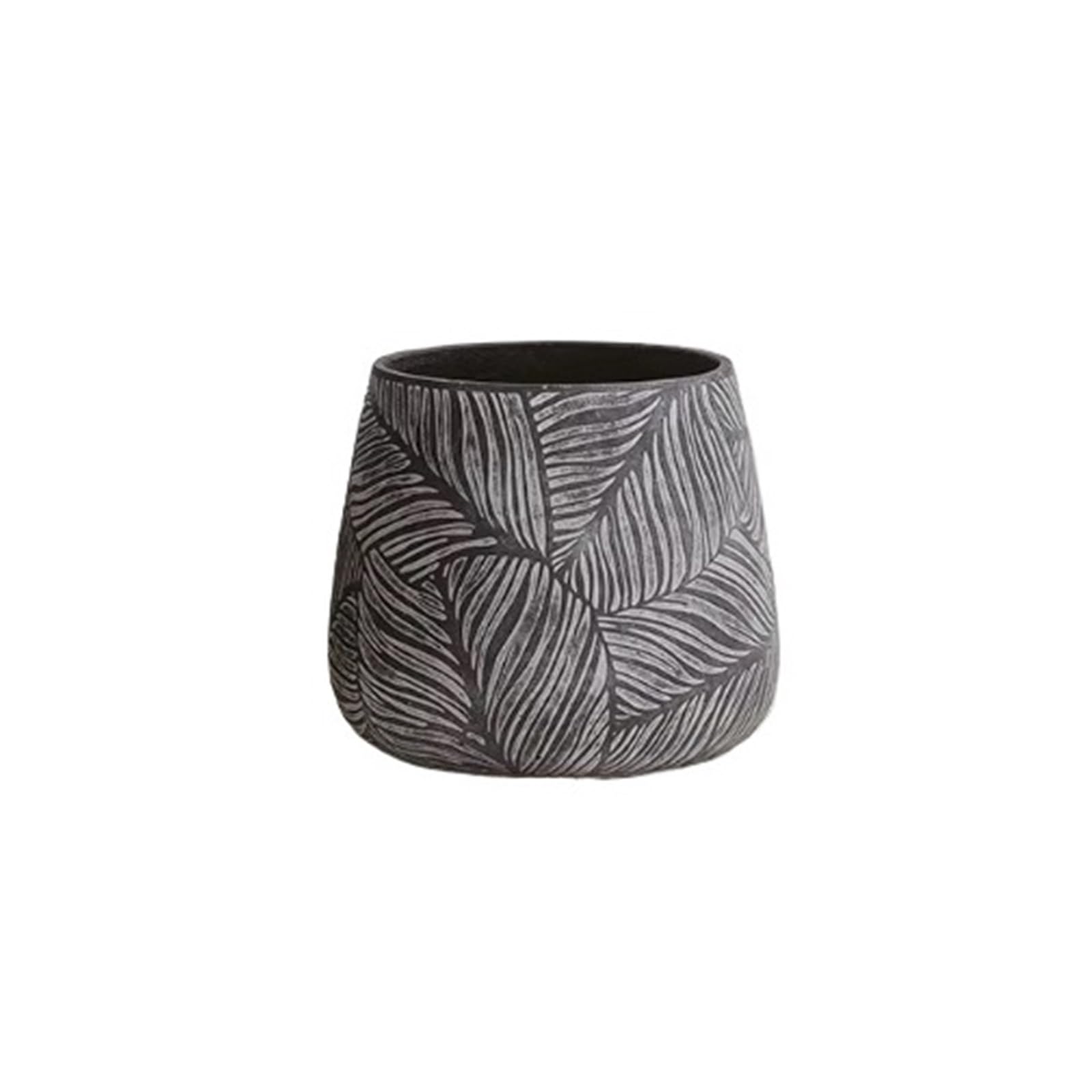 XUJUAN-0227 Flower Plant Pots Retro-style Minimalist Concrete Planters, Perfect For Indoor Plants In The Living Room(Large)