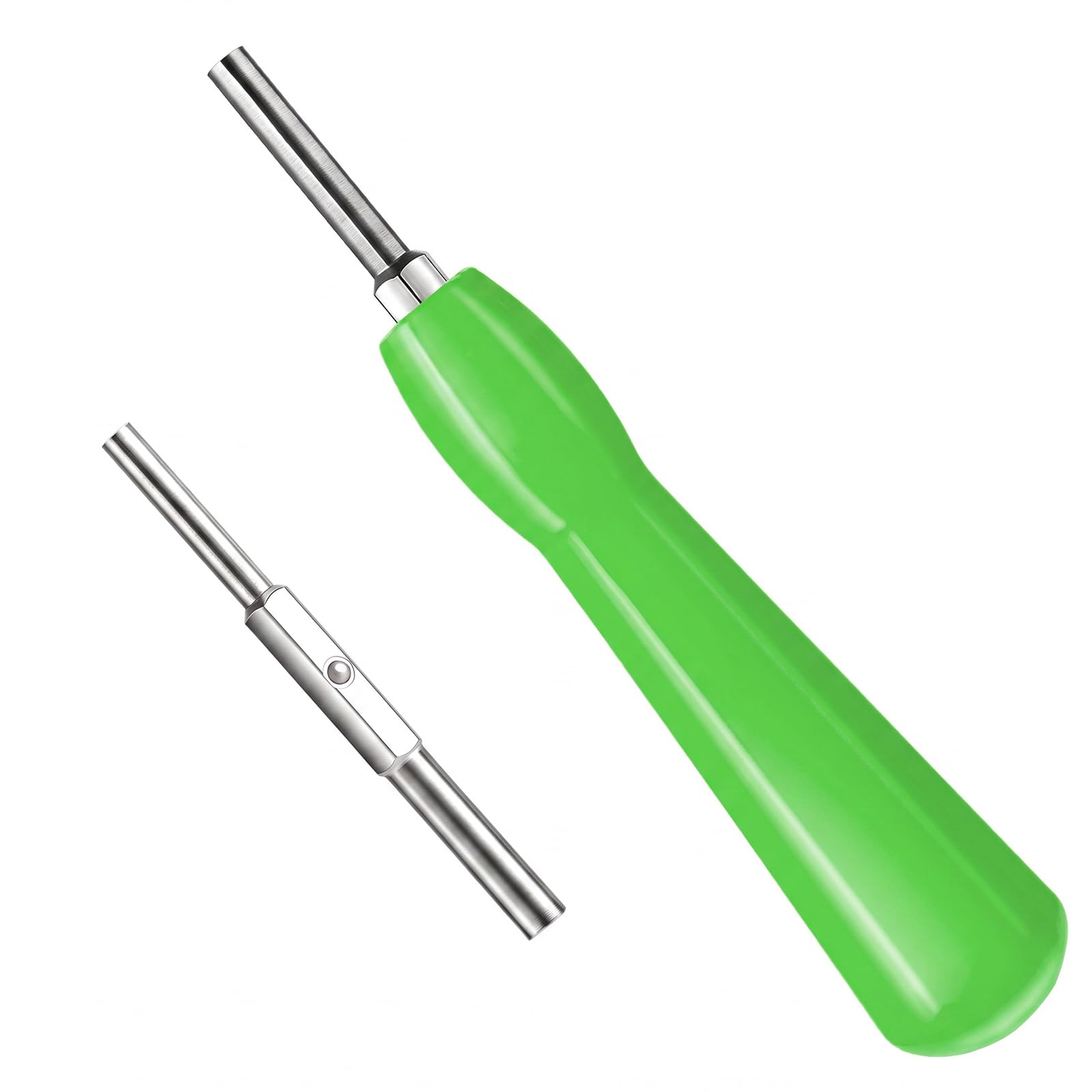 Gamebit Screwdriver 4.5 mm and 3.8 mm, Double-Ended Gamebit Screwdriver Set, Safety Screwdriver for Repair SNES, NES, N64, GameBoy, Magnetic Screwdriver (Green)